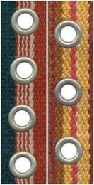 Nylon Grommet Collar Red/White/Blue SM (5/8 x 8-13in)