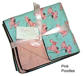 Puppy Blankee - Pink Poodles