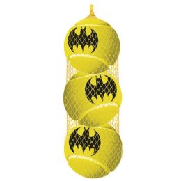 Buckle-Down Batman Pet Squeaky Tennis Ball 3-Pack