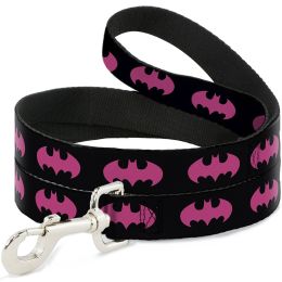 Buckle-Down Batman Signal Fuchsia Pet Leash