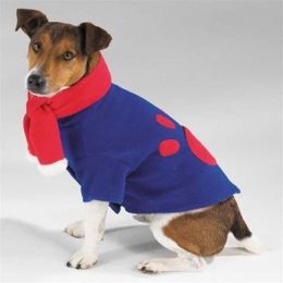Chilly Day Fleece Jacket with Scarf