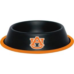 Auburn Tigers Gloss Black Pet Bowl