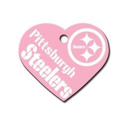 Pittsburgh Steelers Heart ID Tag