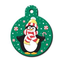 Penguin Circle ID Tag