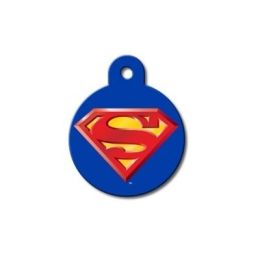 Superman Circle ID Tag
