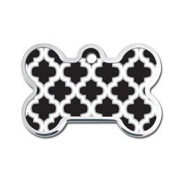 Trellis Pattern Bone ID Tag