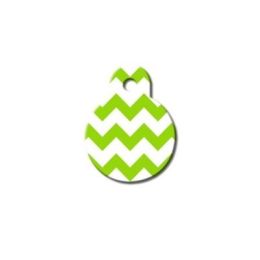 Chevron Small Circle ID Tag