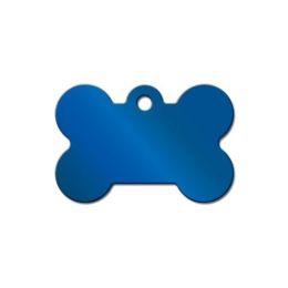 Polished Blue Large Bone ID Tag