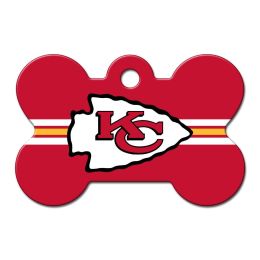 Kansas City Chiefs Bone ID Tag