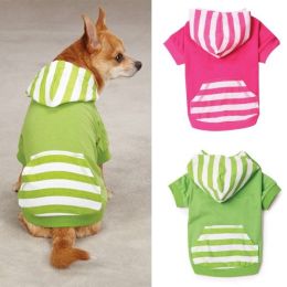Brite Stripe Dog Pullover (Option One: S/M, Option 2: Raspberry)