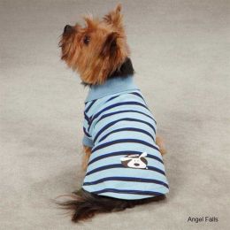 Dog Is GoodÃ¢â€žÂ¢ Striped Polo (Option One: Small, Option 2: Rose Shadow)