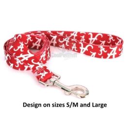 Alabama Crimson Tide Nylon Leash (Size: Large)