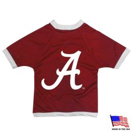 Alabama Crimson Tide Athletic Mesh Pet Jersey (Size: Large)
