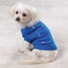Bijou Sweaters with Feathered Collars (Option One: XS, Option 2: Winter Blue)