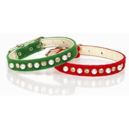 Christmas Velvet Collar (Option One: Small (#12), Option 2: Green)