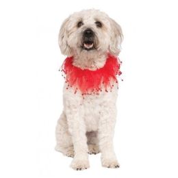 Red Fancy Pet Collar (Option One: L/XL)