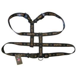 New Orleans Saints Dog Harness (Size: Medium)