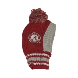 Alabama Crimson Tide Pet Knit Hat (Size: Large)
