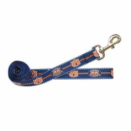 Auburn Tigers Pet Reflective Nylon Leash (Size: Large)
