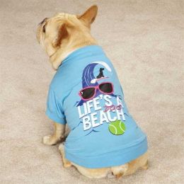 Life's A Dog Beach T-Shirt (Option One: S/M)