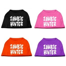 Zombie Hunter Pet T-Shirt (Option One: Small, Option 2: Bright Pink)