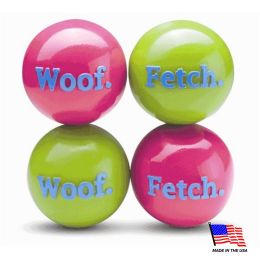 Orbee-TuffÃ‚Â® Woof & Fetch Balls (Option One: Woof, Option 2: Pink)