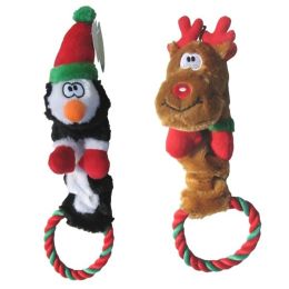 Holiday Bungee Rope Toy (Option One: Penguin)
