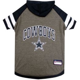 Dallas Cowboys Pet Hoodie T (Size: Large)