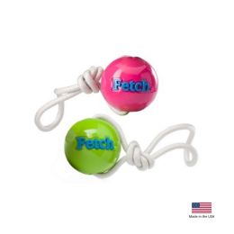 Orbee-TuffÃ‚Â® Woof & Fetch Balls with Rope (Option One: Fetch, Option 2: Pink)