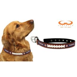 Auburn Tigers Leather Football Collar (Size: Toy)