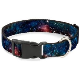 Buckle-Down Space Dust Collage Pet Collar (Option One: Medium)