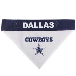 Dallas Cowboys Pet Reversible Bandana (Size: S/M)