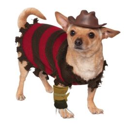 Freddy Krueger Pet Costume (Option One: Medium)