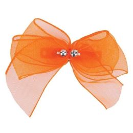 Aria Chiffon Party Bows (Option One: Magenta)