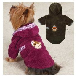 Monkey Business Dog Robe (Option One: XS, Option 2: Tiff)