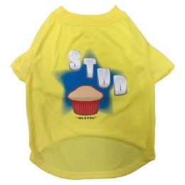 Stud Muffin Dog T-Shirt (Option One: Small)