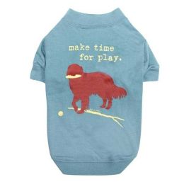 Dog Is GoodÃ¢â€žÂ¢ Make Time For Play T-Shirt (Option One: Large)