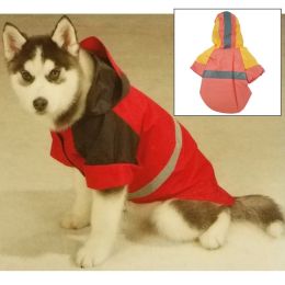 Casual Canine Hooded Storm Pet Jacket (Option One: Small, Option 2: Racer Red)