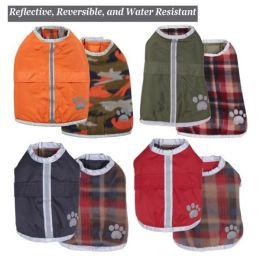 Nor'easter Blanket Dog Coat (Option One: Small, Option 2: Red)