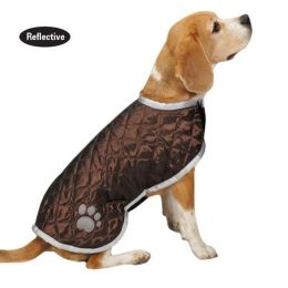Quilted Nor'easter Blanket Pet Coat (Option One: Large)