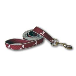 Alabama Crimson Tide Reflective Dog Leash (Size: Small)