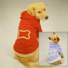 Casual Canine Velour Hooded Pet Jacket (Option One: XS)